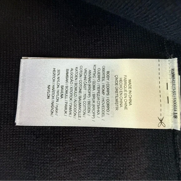 Lauren Ralph Lauren Navy Blue Knit Blazer L - Picture 7 of 9